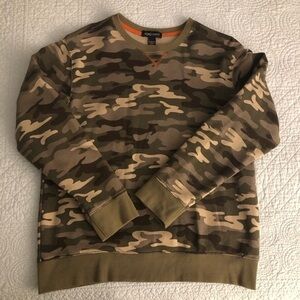 Camouflage sweatshirt. Women’s size large.
